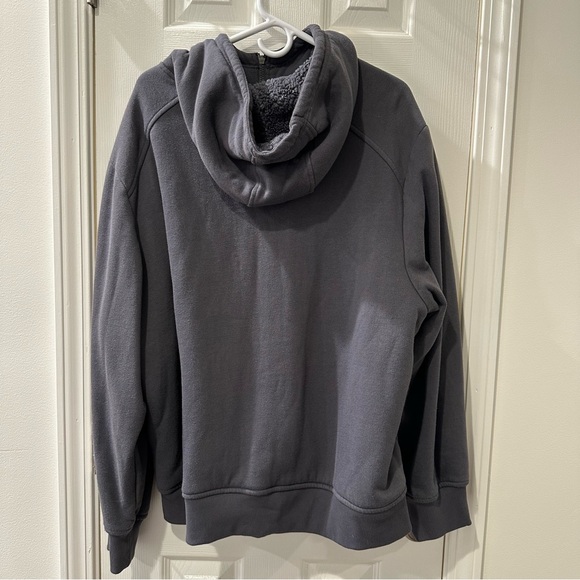 GEORGE Men’s 3X grey zip up hooded sweatshirt - Picture 2 of 4